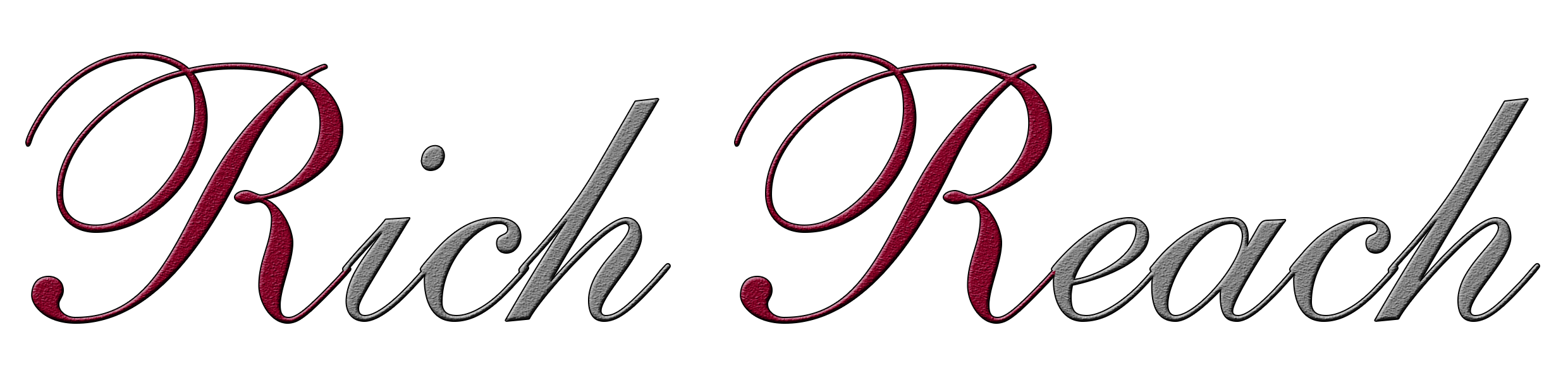Rich Reach Text Logo